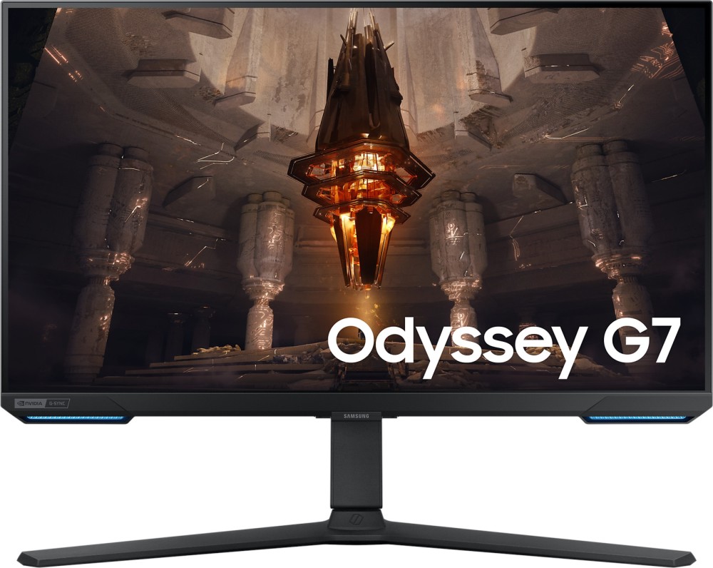 ������� Samsung Odyssey G7 28BG700 - 28", IPS, 144 Hz, 16:9, 3840 x 2160, 1 ms, 2 x HDMI, DisplayPort, AMD FreeSync Premium Pro, ������������ ���������� - 