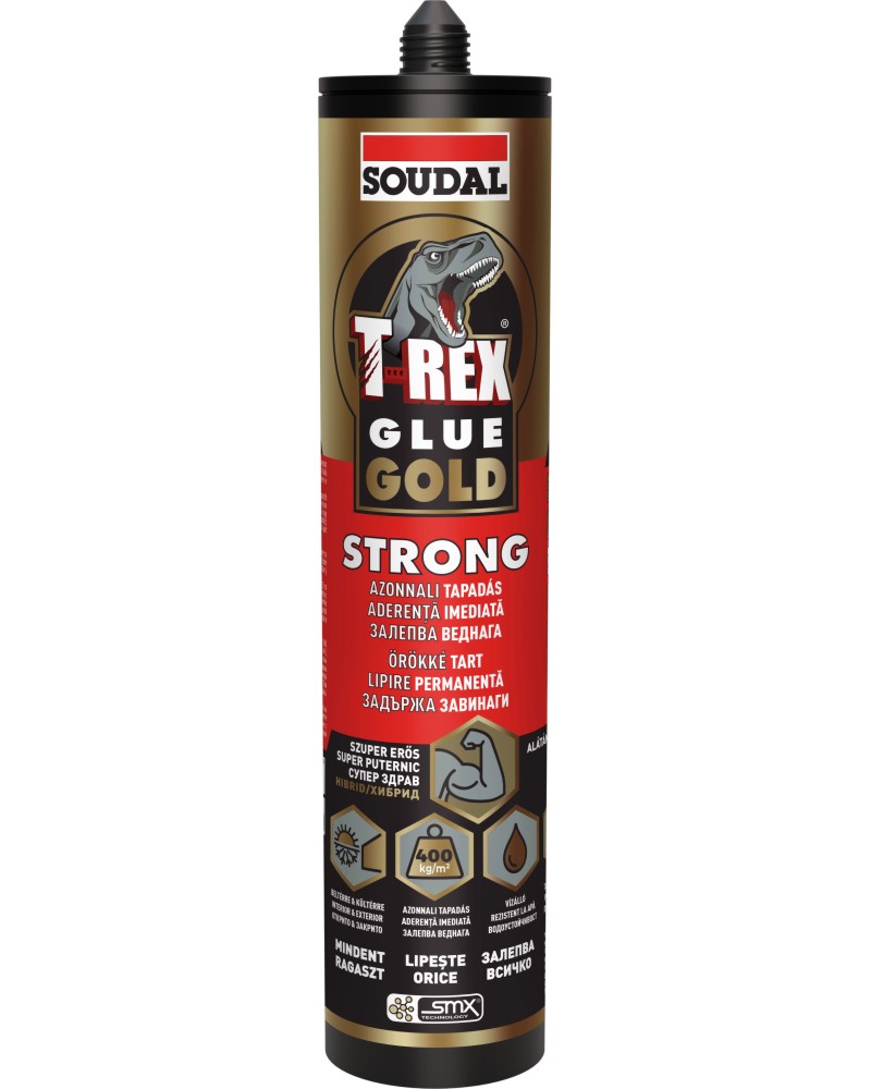 �������� ������ Soudal T-Rex Glue Gold Strong - 290 ml - 