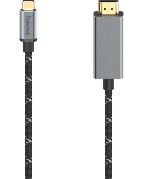  USB-C male  HDMI male Hama - 1.5 m - 