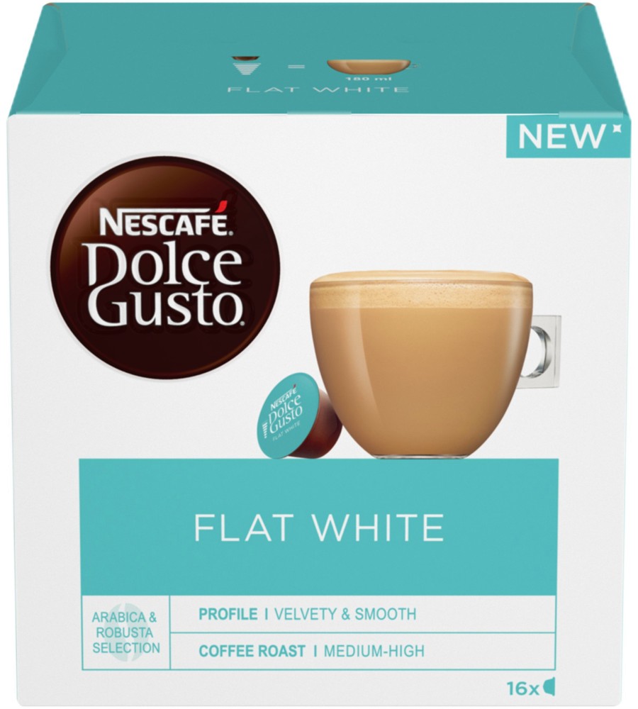   NESCAFE Dolce Gusto Flat White -  16  48    - 