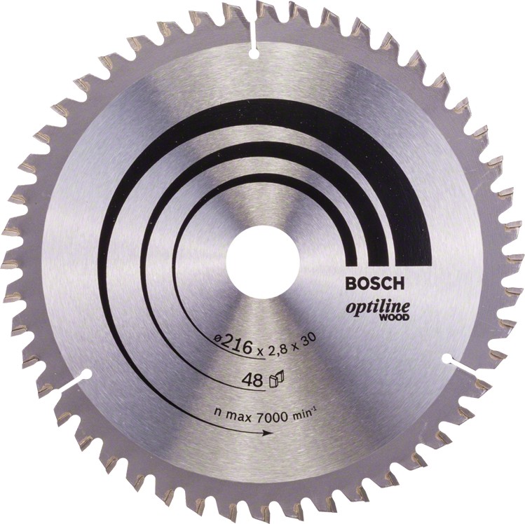     Bosch - ∅ 216 / 30 / 1.8 mm  48    Optiline Wood - 