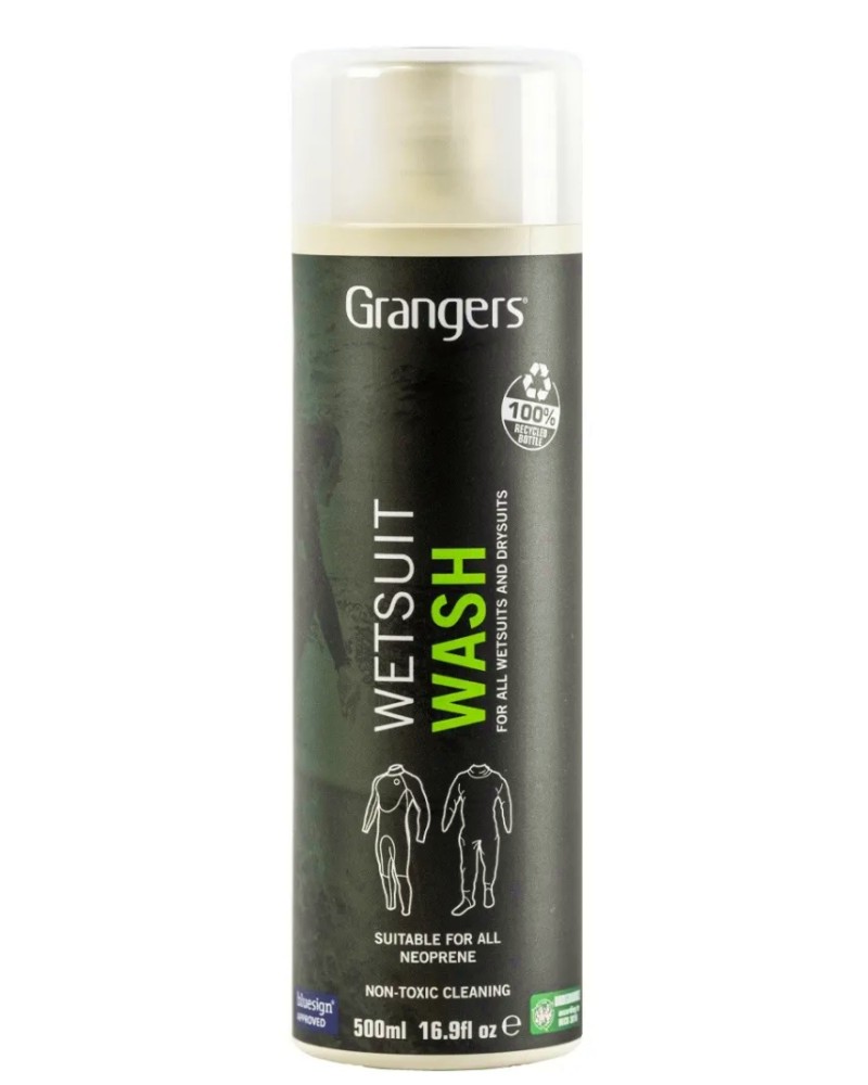 Почистващ препарат за неопрен Grangers Wetsuit Wash Почистващ препарат за неопрен Grangers Wetsuit Wash - 500 ml -