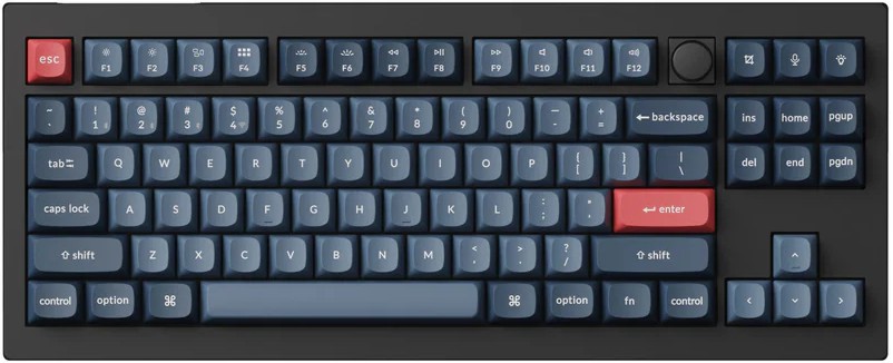     Keychron V3 Max - TKL, Bluetooth, USB-C, ANSI Layout, RGB, Gateron Jupiter Banana - 