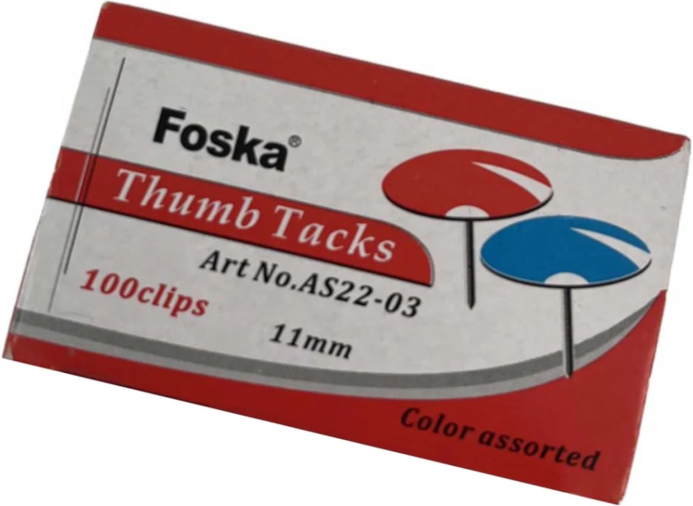 Цветни габърчета Foska Цветни габърчета Foska - 100 броя -