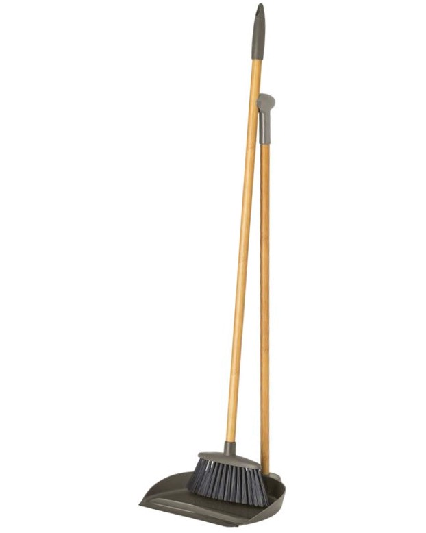 Метла и лопатка за смет Vigar Метла и лопатка за смет Vigar - С дръжки 93 cm, от серията Bamboo Print - продукт