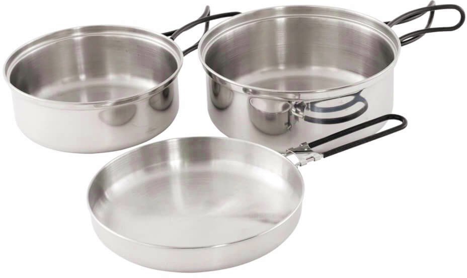 Туристически съдове за готвене Easy Camp Tour Cook Set Туристически съдове за готвене Easy Camp Tour Cook Set - 3 броя -