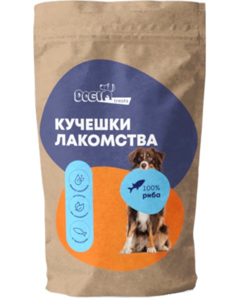 Лакомства за кучета dogin' Лакомства за кучета dogin' - 60 g, с изсушени рапани - храна