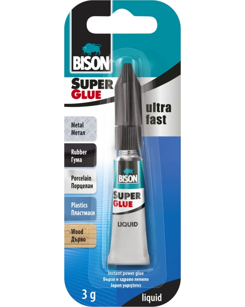   Bison Super Glue Liquid - 3 g - 