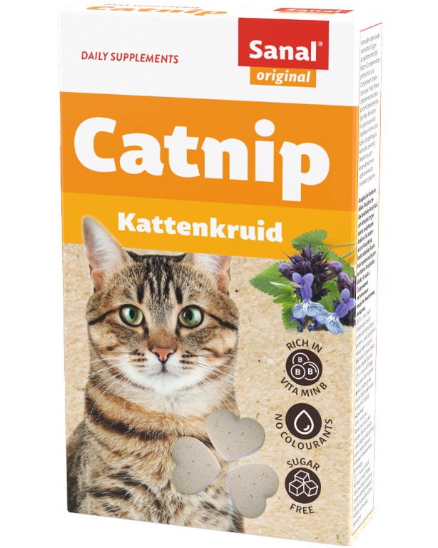 Хранителна добавка за котки Sanal Catnip Хранителна добавка за котки Sanal Catnip - 30 g, с котешка мента - продукт