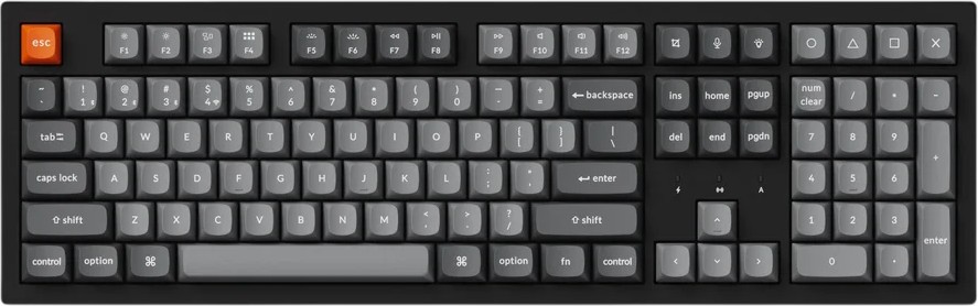 Безжична механична гейминг клавиатура Keychron K10 Max Безжична механична гейминг клавиатура Keychron K10 Max - 100%, Bluetooth, USB-C, RGB подсветка, ANSI Layout, Keychron Super Brown Switch -