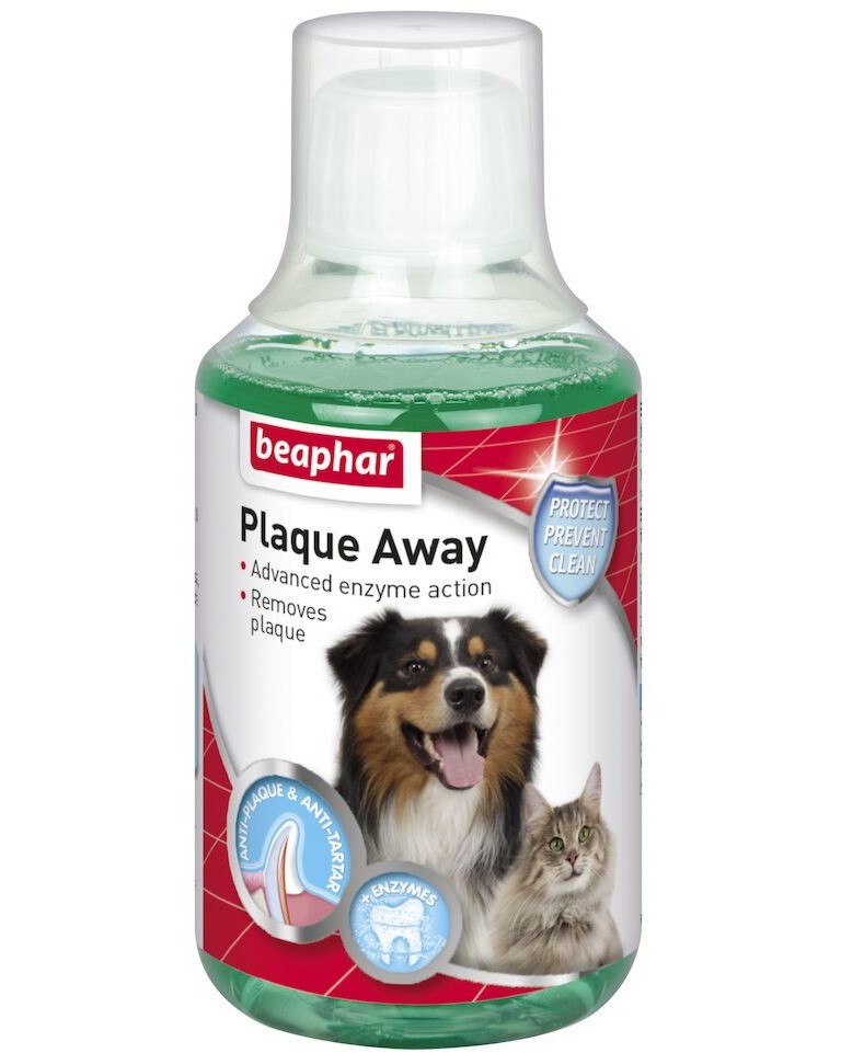 Вода за устна хигиена за кучета и котки Beaphar Plaque Away Вода за устна хигиена за кучета и котки Beaphar Plaque Away - 250 ml - продукт