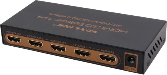 HDMI сплитер 1 x 4 Estillo HDSP0009M1 HDMI сплитер 1 x 4 Estillo HDSP0009M1 - 4K 60 Hz -
