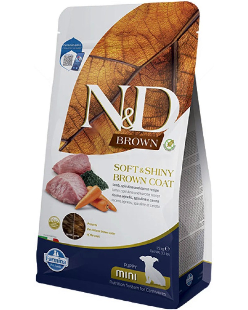        N&D Puppy Mini - 1.5 kg,  ,   ,   Brown,   ,  1  - 