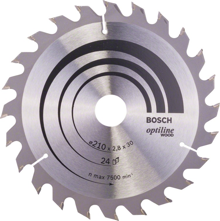     Bosch - ∅ 210 / 30 / 1.8 mm  24    Optiline Wood - 