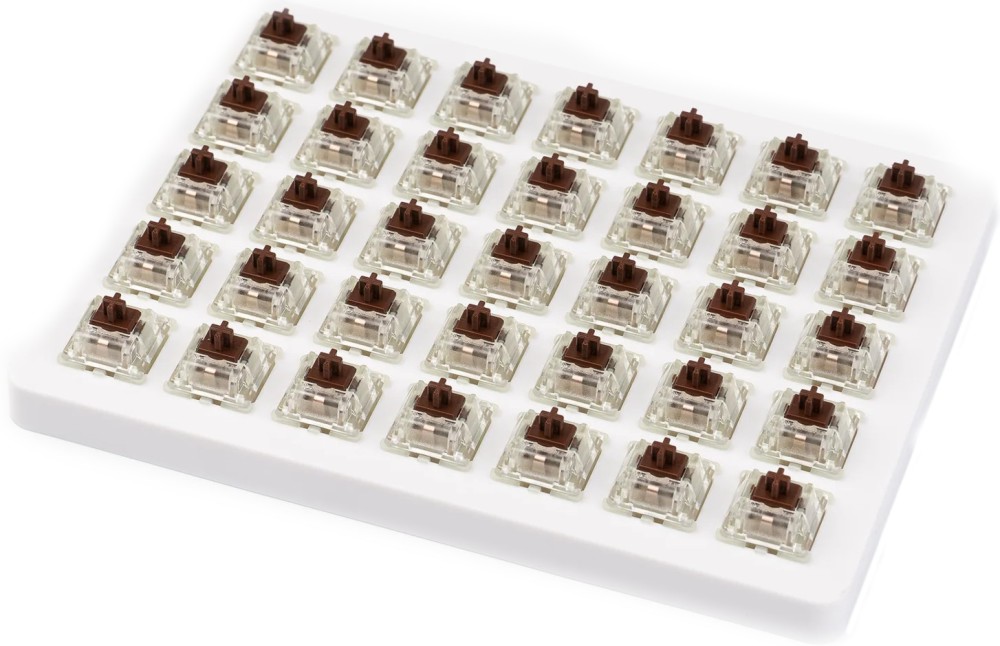 Суичове Keychron Cherry RGB Brown Суичове Keychron Cherry RGB Brown - 35 броя за механични клавиатури -