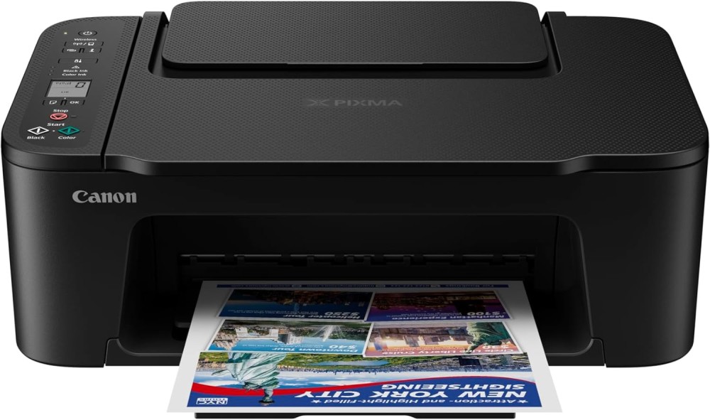 Мултифункционално мастиленоструйно устройство Canon PIXMA TS3750i Мултифункционално мастиленоструйно устройство Canon PIXMA TS3750i - Цветен принтер / копир / скенер, 4800 x 1200 dpi, 17 ipm, Wi-Fi, USB, A4, двустранен печат -
