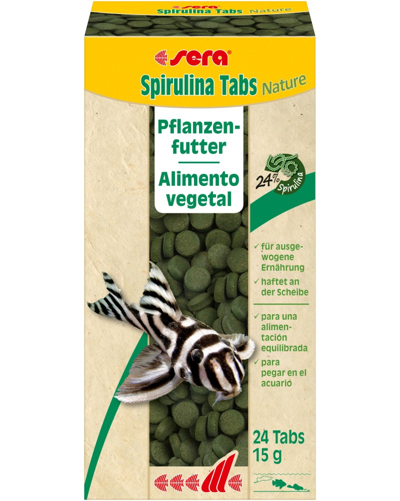       sera Spirulina Tabs - 15 g  1.4 kg,   Nature - 
