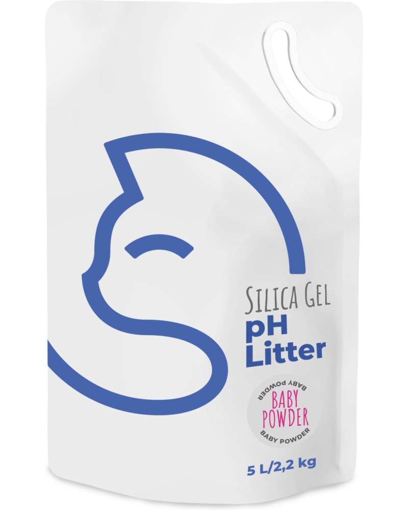 ���������� �������� �� ������� �������� � pH ��������� KITTIES - 5 l, � ������ �� ������� ����� - �������