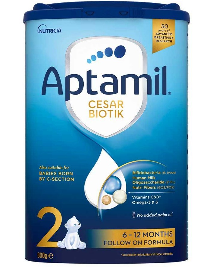    Aptamil Cesar Biotik 2 - 800 g,  6-12 ,        - 