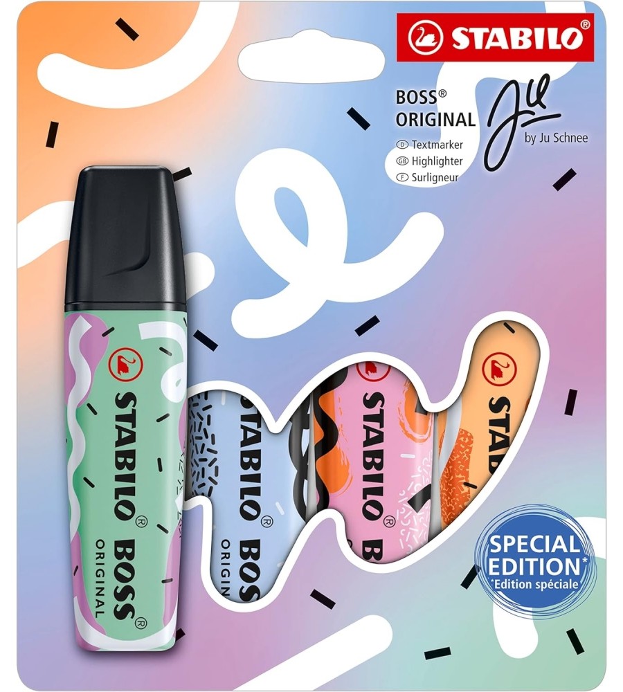 ����� ������� Stabilo Boss Original Pastel by Ju Schnee - 4 ����� - 