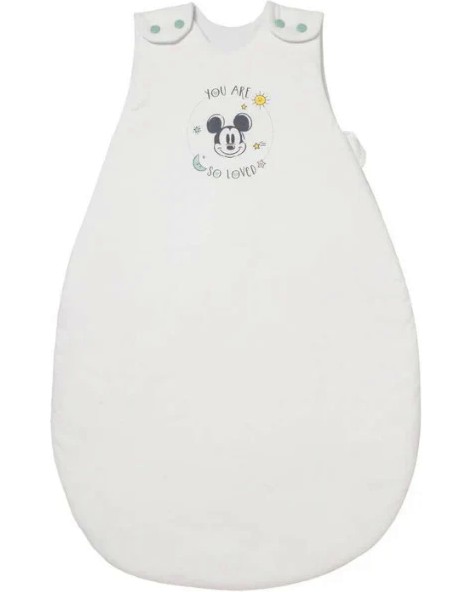 Зимен бебешки спален чувал Babycalin Mickey Good Morning Зимен бебешки спален чувал Babycalin Mickey Good Morning - 65 cm, на тема Мики Маус и приятели - продукт