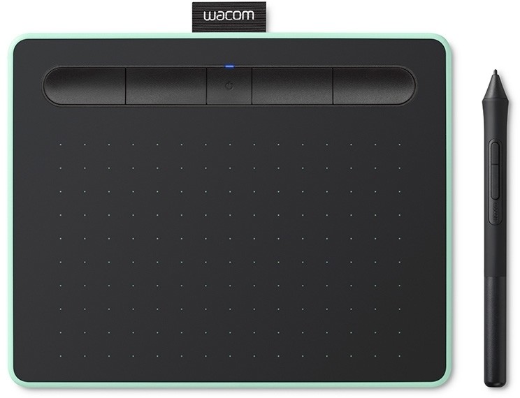�������� ������ Wacom Intuos S Bluetooth Pistachio - 2540 lpi, 15.2 x 9.5 cm - 