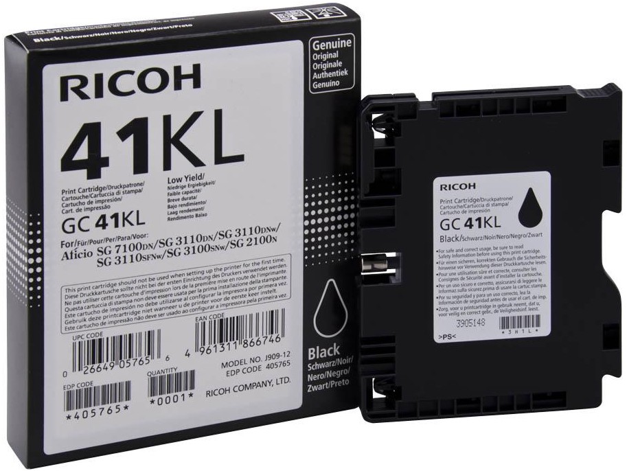   RICOH GC41KL Black - 600  - 