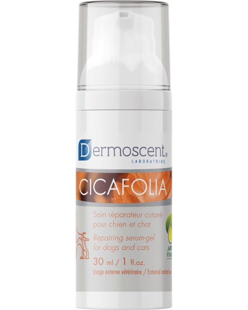 Серум за рани за кучета и котки Dermoscent Cicafolia Серум за рани за кучета и котки Dermoscent Cicafolia - 30 ml - серум