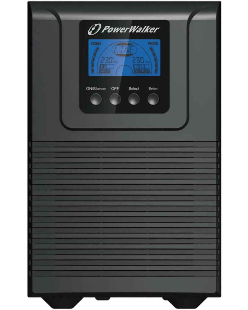 ������������� �������������� ���������� PowerWalker VFI 1000 TG - 1000 VA, 900 W, 4 x IEC C13 ������, USB, RS-232, EPO, OnLine - 