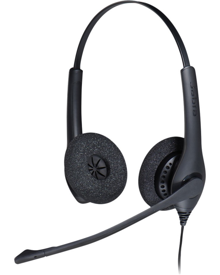 Професионални слушалки Jabra 1500 USB Duo Професионални слушалки Jabra 1500 USB Duo - С кабел с USB, от серията Biz -