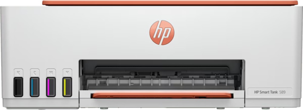 Мултифункционално мастиленоструйно устройство HP Smart Tank 589 Мултифункционално мастиленоструйно устройство HP Smart Tank 589 - Цветен принтер / копир / скенер, 4800 x 1200 dpi, 22 pages/min, USB, Wi-Fi, A4 -