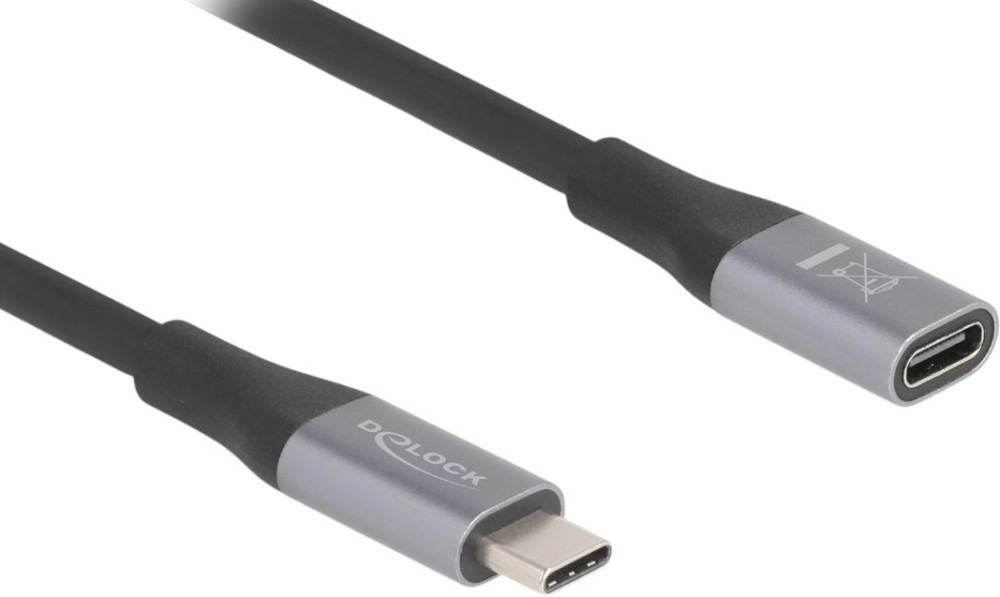  USB-C male  USB-C female DeLock - 2 m - 