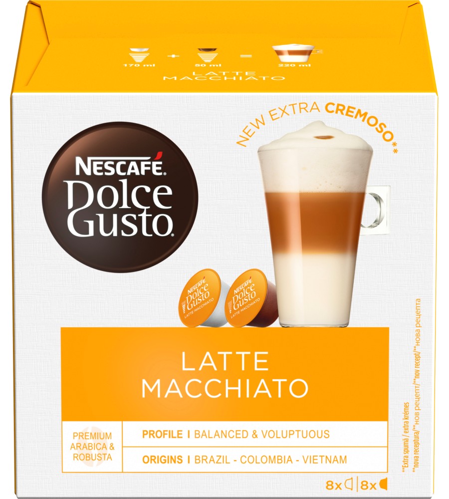   NESCAFE Dolce Gusto Latte Macchiato -  8    - 