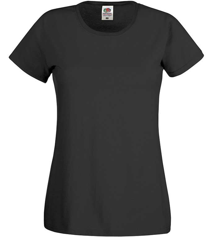   Fruit of the Loom - Black - 100% ,   Lady Fit Original - 