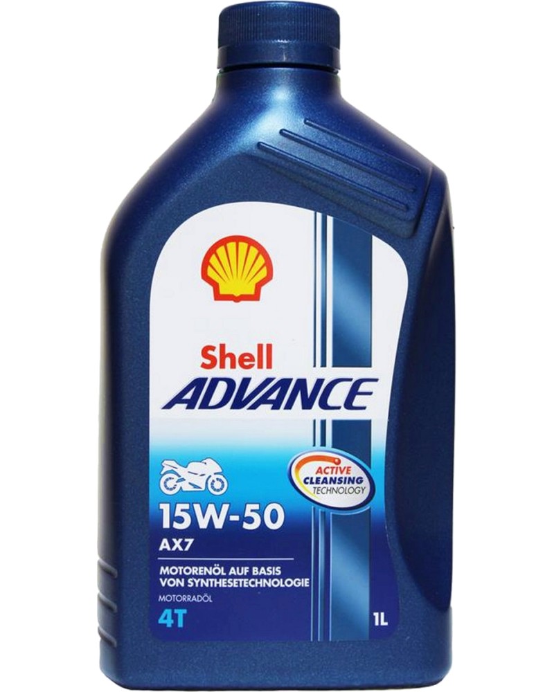   4T Shell AX7 15W-50 - 1 l   Advance - 