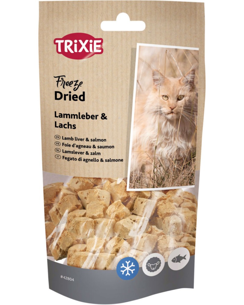    Trixie Freeze Dried Lamb Liver & Salmon - 25 g,      - 
