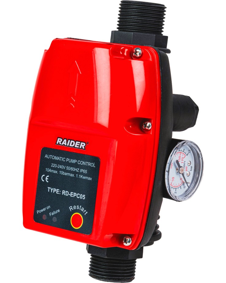 Електронен пресостат Raider RD-EPC05 Електронен пресостат Raider RD-EPC05 - От серията Garden Tools -