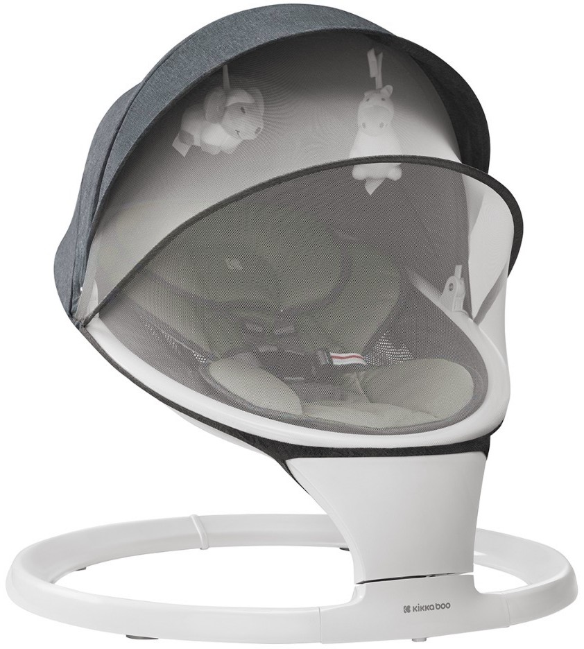 Електрическа бебешка люлка Kikka Boo Cuddle Me Електрическа бебешка люлка Kikka Boo Cuddle Me - С 10 мелодии, Bluetooth и дистанционно управление - продукт