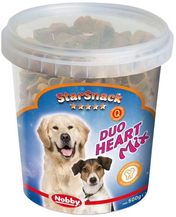 ��������� �� ������ Nobby Duo Heart Mix - 200 � 500 g, � �����, ��������, ������� � ����� �� ������, �� ������� StarSnack - �����