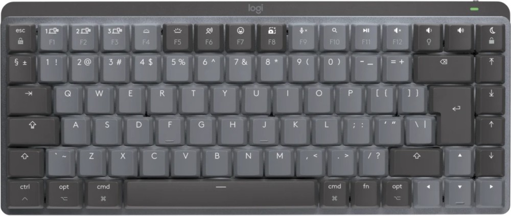Безжична клавиатура Logitech MX Mechanical Mini Безжична клавиатура Logitech MX Mechanical Mini - За macOS, iPadOS и iOS -