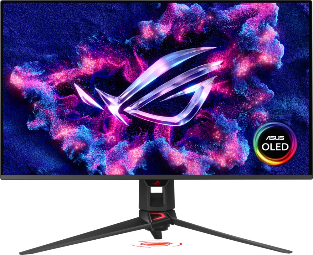 Монитор ASUS ROG Swift PG32UDCM Gen 3 Монитор ASUS ROG Swift PG32UDCM Gen 3 - 32", QD-OLED, 240 Hz, 16:9, 3840 x 2160, 0.3 ms, 2 x HDMI, DisplayPort, USB-C, NVIDIA G-Sync -