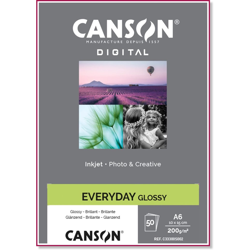   Canson Digital Everyday - 15  50 , 200 g/m<sup>2</sup> - 