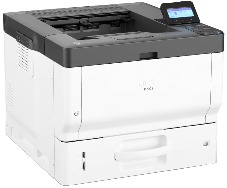 Лазерен монохромен принтер RICOH P502 Лазерен монохромен принтер RICOH P502 - 1200 x 1200 dpi, 43 pages/min, двустранен печат, USB, Network, A4 -