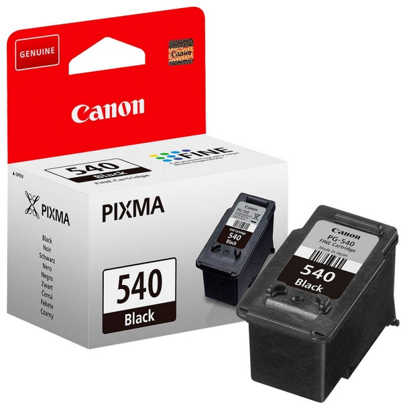 Касета с мастило за принтер Canon PG-540 Black Касета с мастило за принтер Canon PG-540 Black - 180 страници -