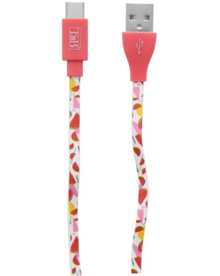 Кабел USB 2.0 Type-A male към Type-C male T'nB Summer Кабел USB 2.0 Type-A male към Type-C male T'nB Summer - 1 m -