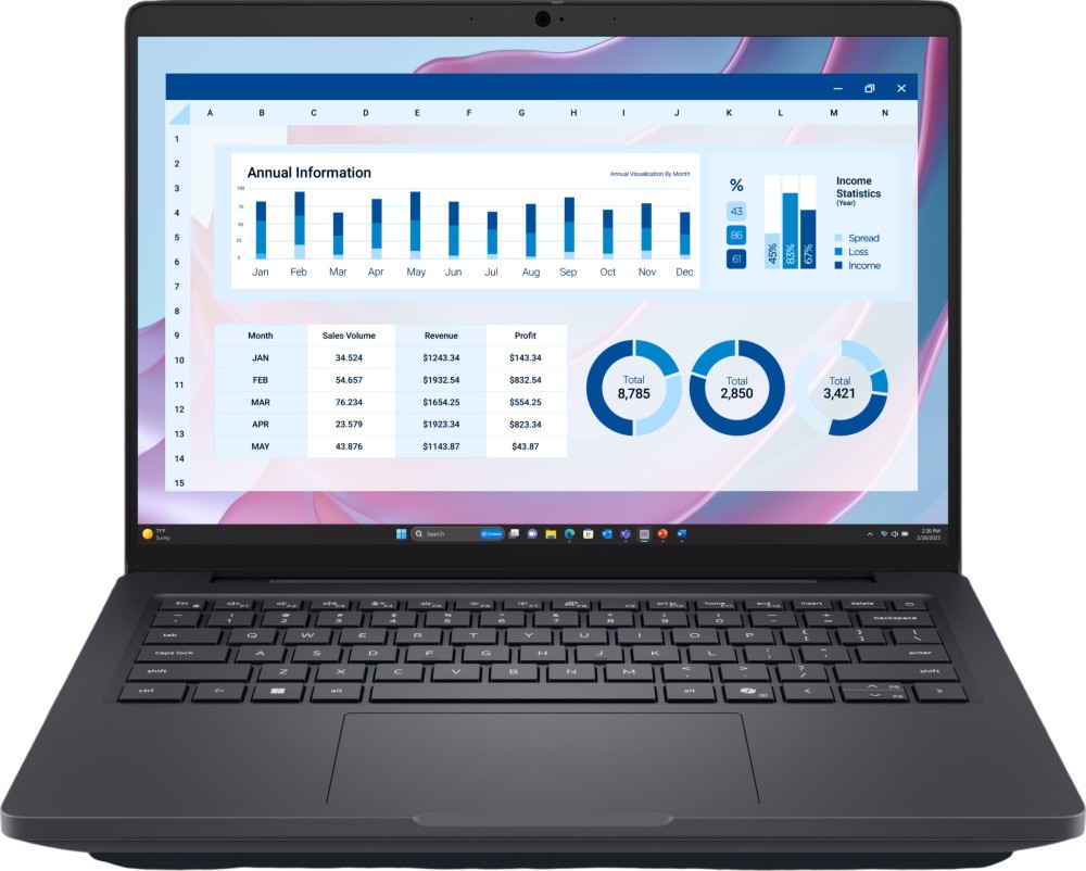 ������ Dell Pro Max 14 MC14255 - AMD Ryzen AI 9 HX PRO 370 2.0 GHz, 14" IPS 2560 x 1600, 60 Hz, 32 GB RAM LPDDR5X, 1 TB SSD, Windows 11 Pro - 