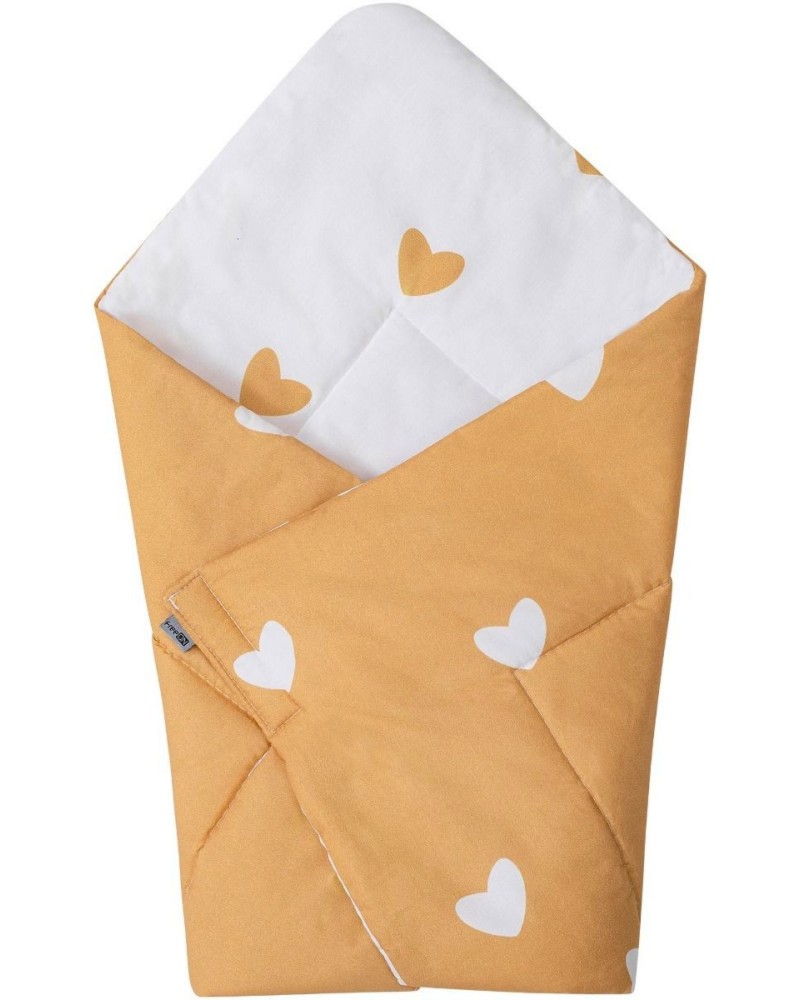   Bubaba Yellow Hearts - 65 x 65 cm - 