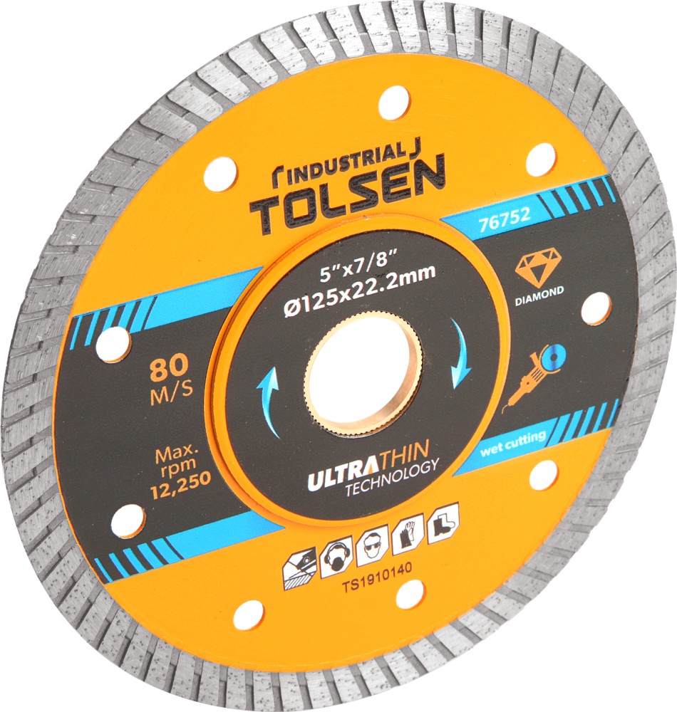      Tolsen - ∅ 125 / 1.4 / 22.2 mm   Ultraslim Longlife - 