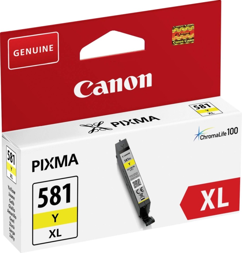 ������ � ������� �� ������� Canon CLI-581 XL Yellow - 8.3 ml - 