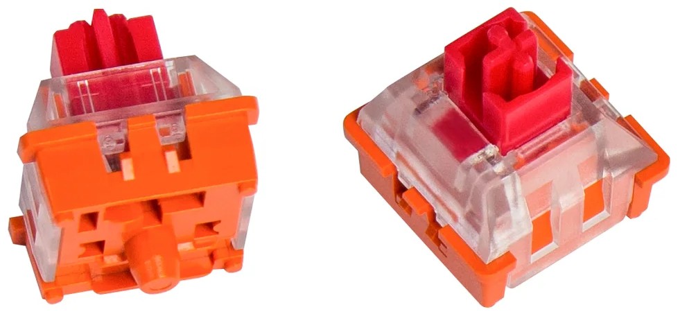 Суичове Keychron Lava Optical Red Суичове Keychron Lava Optical Red - 87 броя за механични клавиатури -